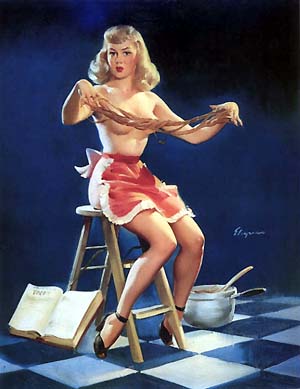 Elvgren, Confidentially This Sticks, 1950.jpg